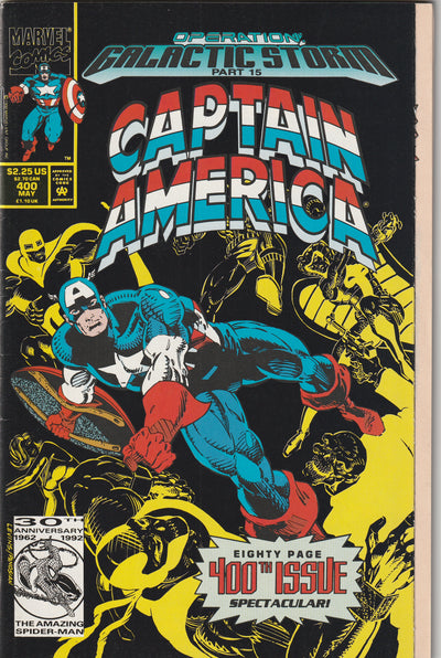 Captain America #400 (1992) - Triple size. Reprints Avengers