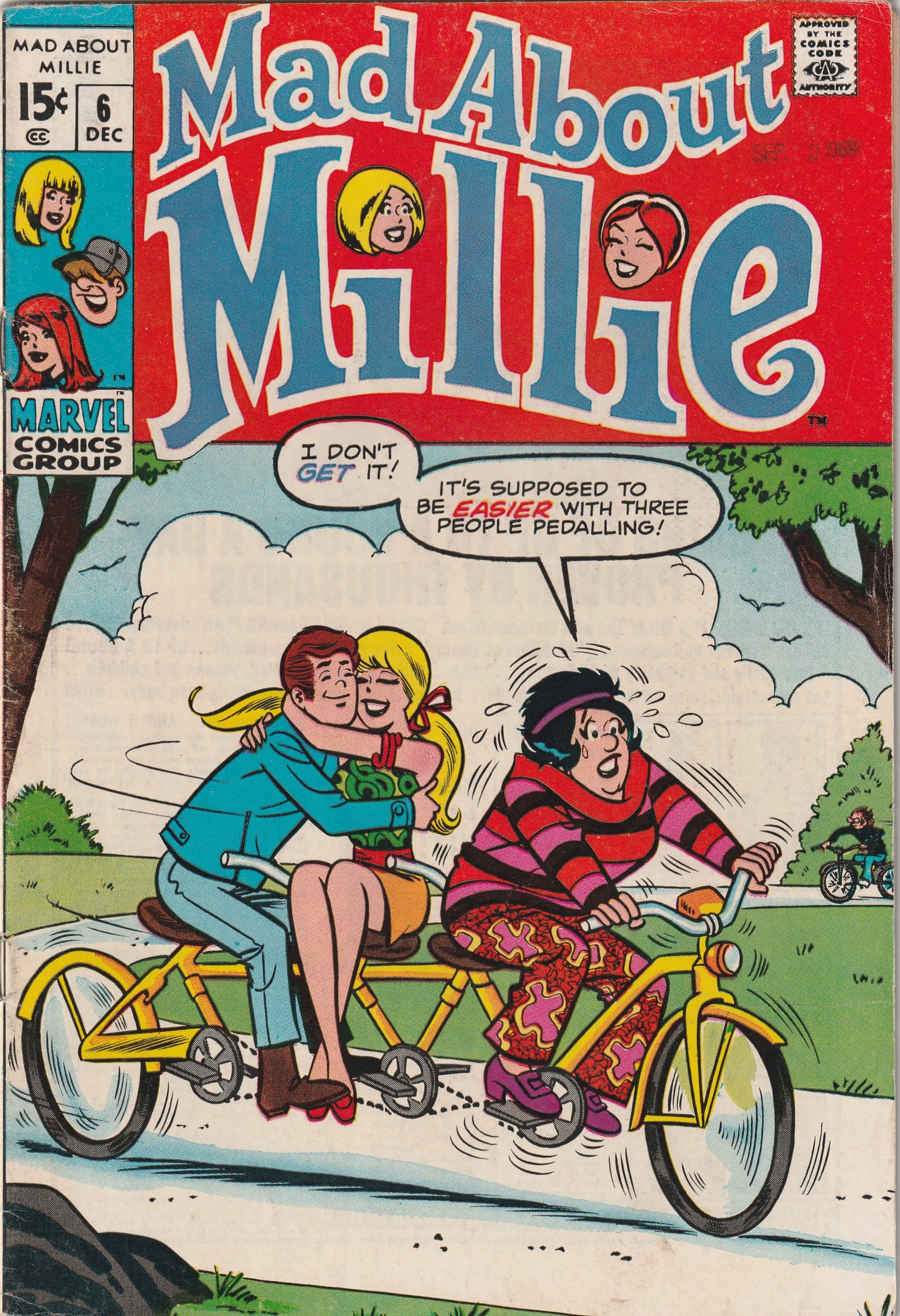 Mad About Millie #6 (1969) - VF - Final Silver Age Issue