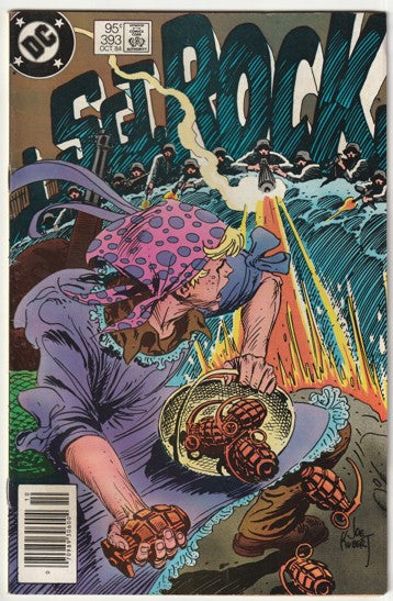 Sgt Rock #393 (1984) - 1st Jim Balent work - Canadian Price Variant