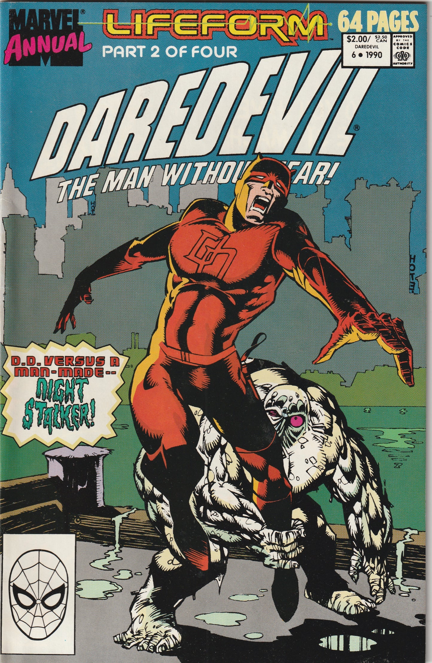 Daredevil Annual #6 (1990) - Lifeform - Night Stalker