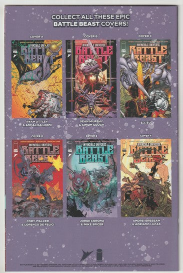 Invincible Universe: Battle Beast #6 (2025) - Cover B Sean Murph & Simon Gough