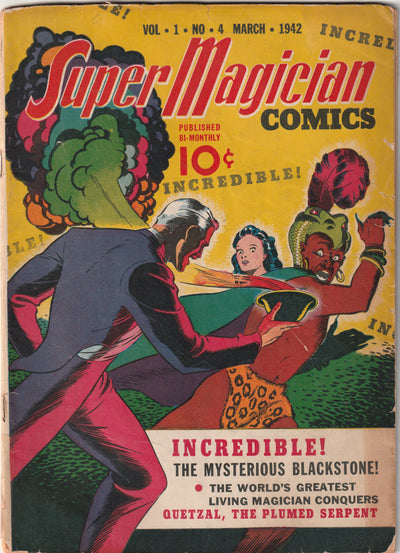 Super Magician Vol 1 #4 (1942) - Origin Transo