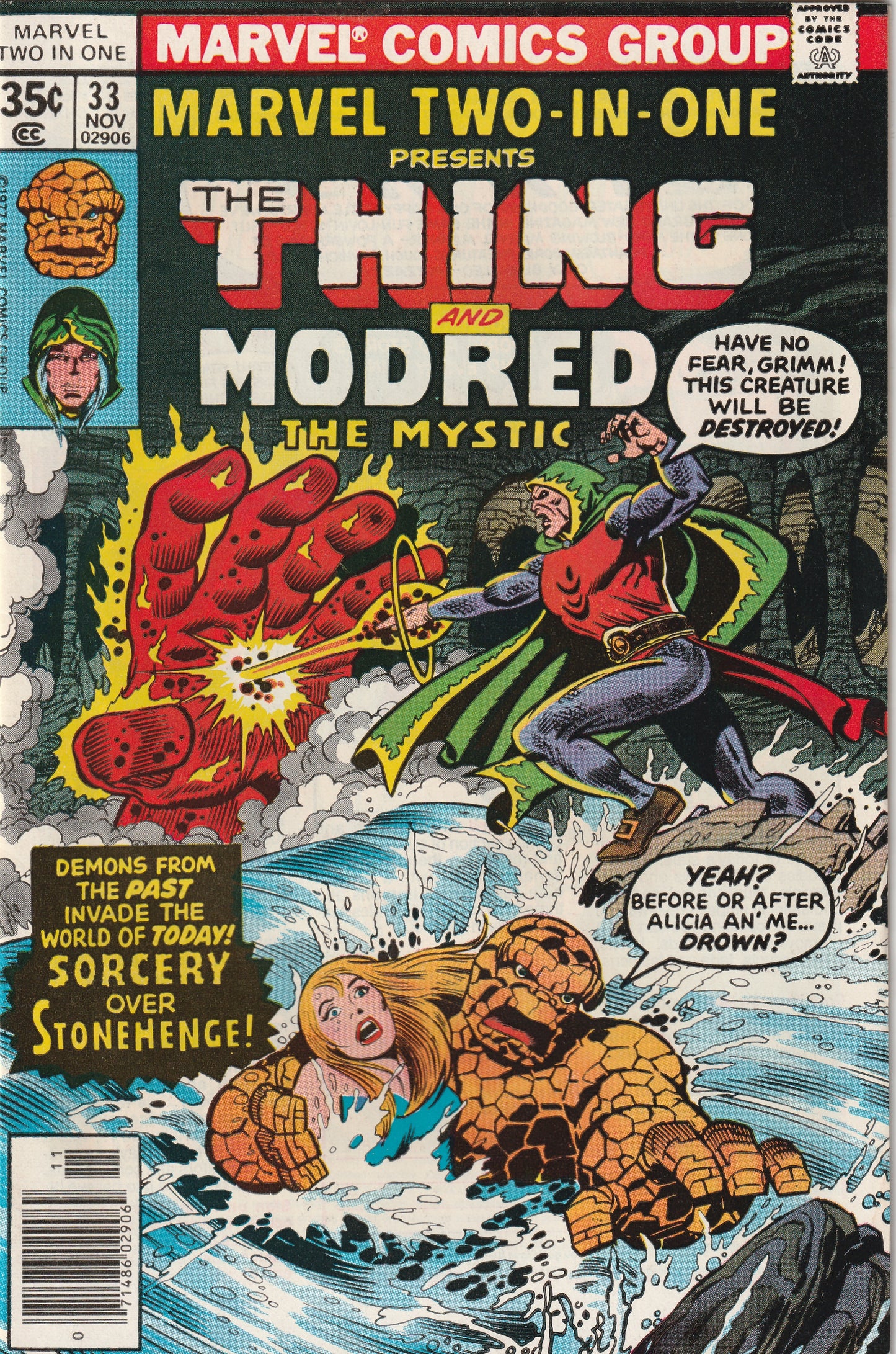 Marvel Two-in-One #33 (1977) - Modred the Mystic