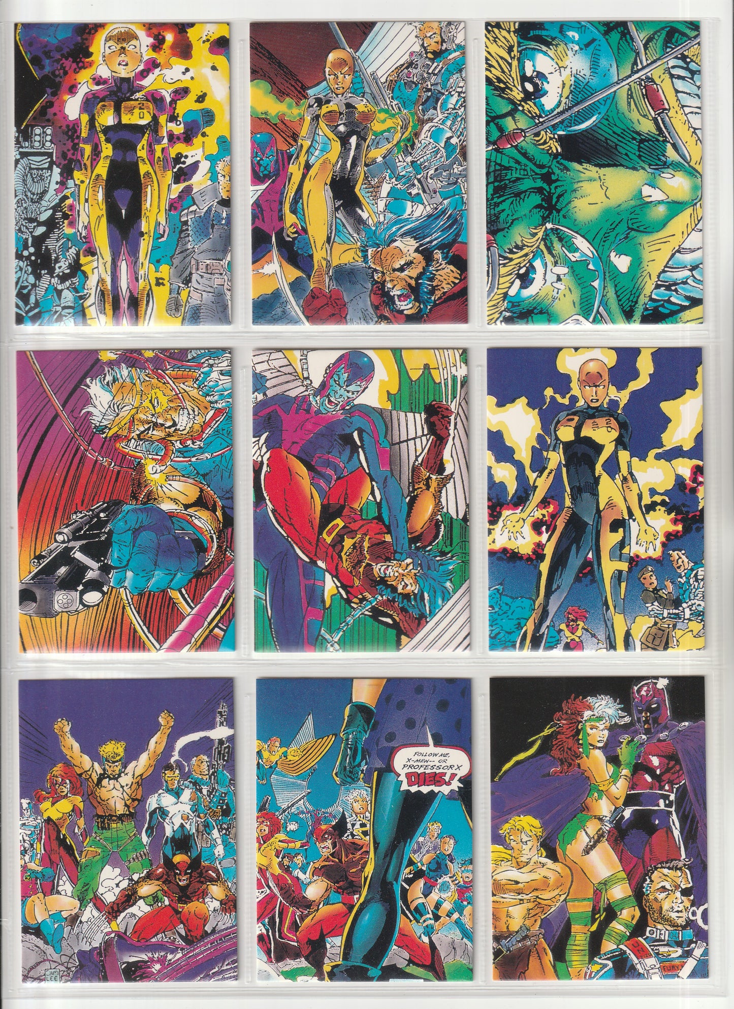 1991 Comic Images X-Men - Complete base set
