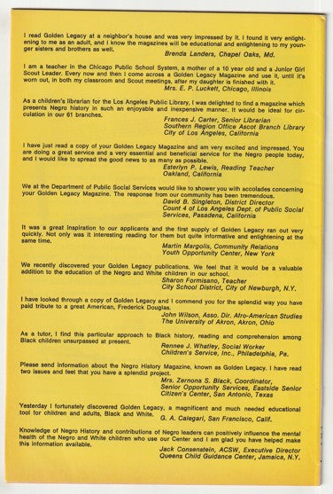 Golden Legacy #7 (1969) - Frederick Douglass Part One