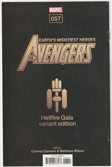 Avengers #57 (LGY #757) (2022) - Carmen Carnero Hellfire Gala Variant