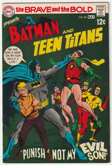 Brave and the Bold #83 (1969) - Batman and Teen Titans