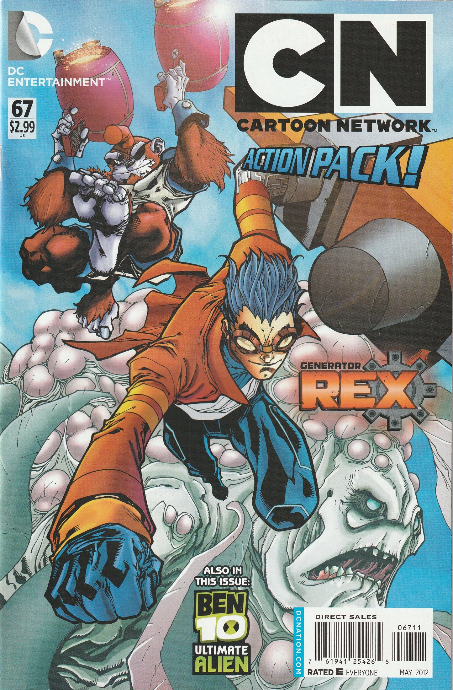 Cartoon Network Action Pack #67 (2012) - Generator Rex, Ben 10 Ultimate Alien