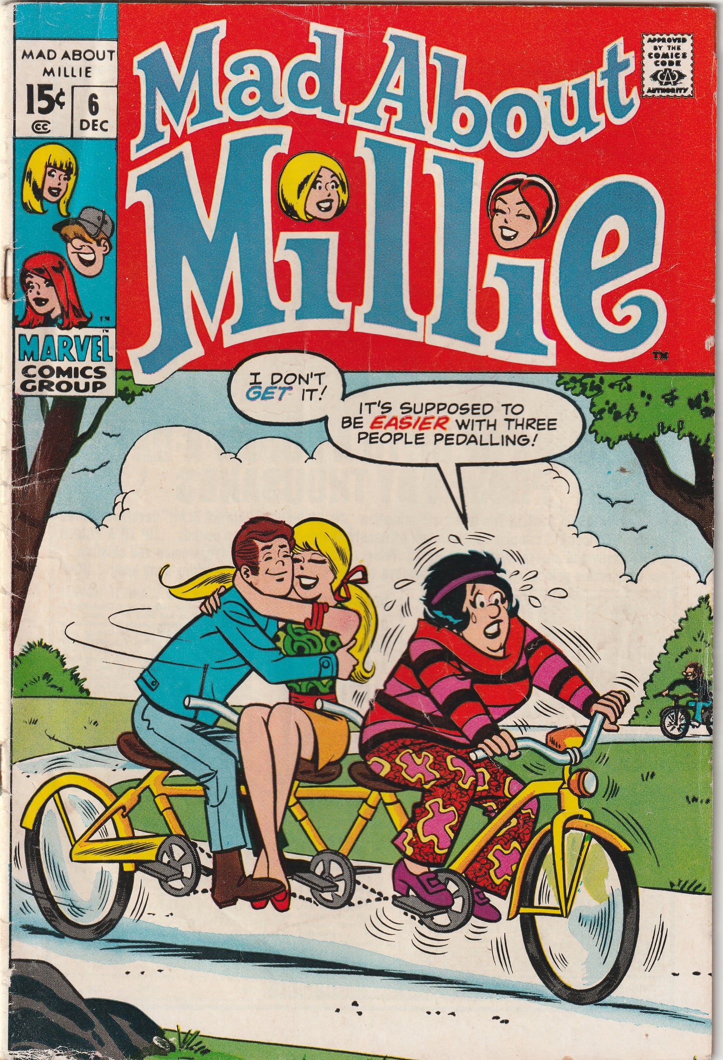 Mad About Millie #6 (1969) - VG - Final Silver Age Issue