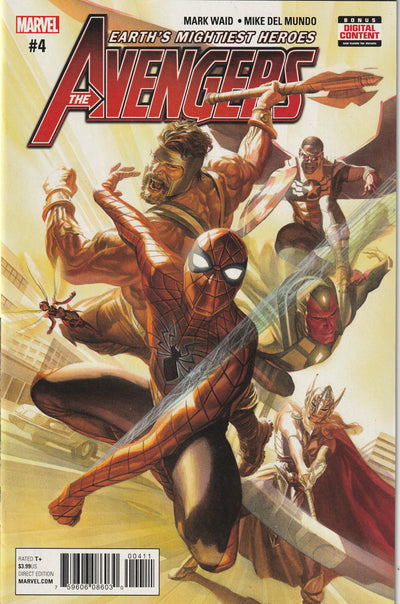 Avengers #4 (2017) - Alex Ross Cover