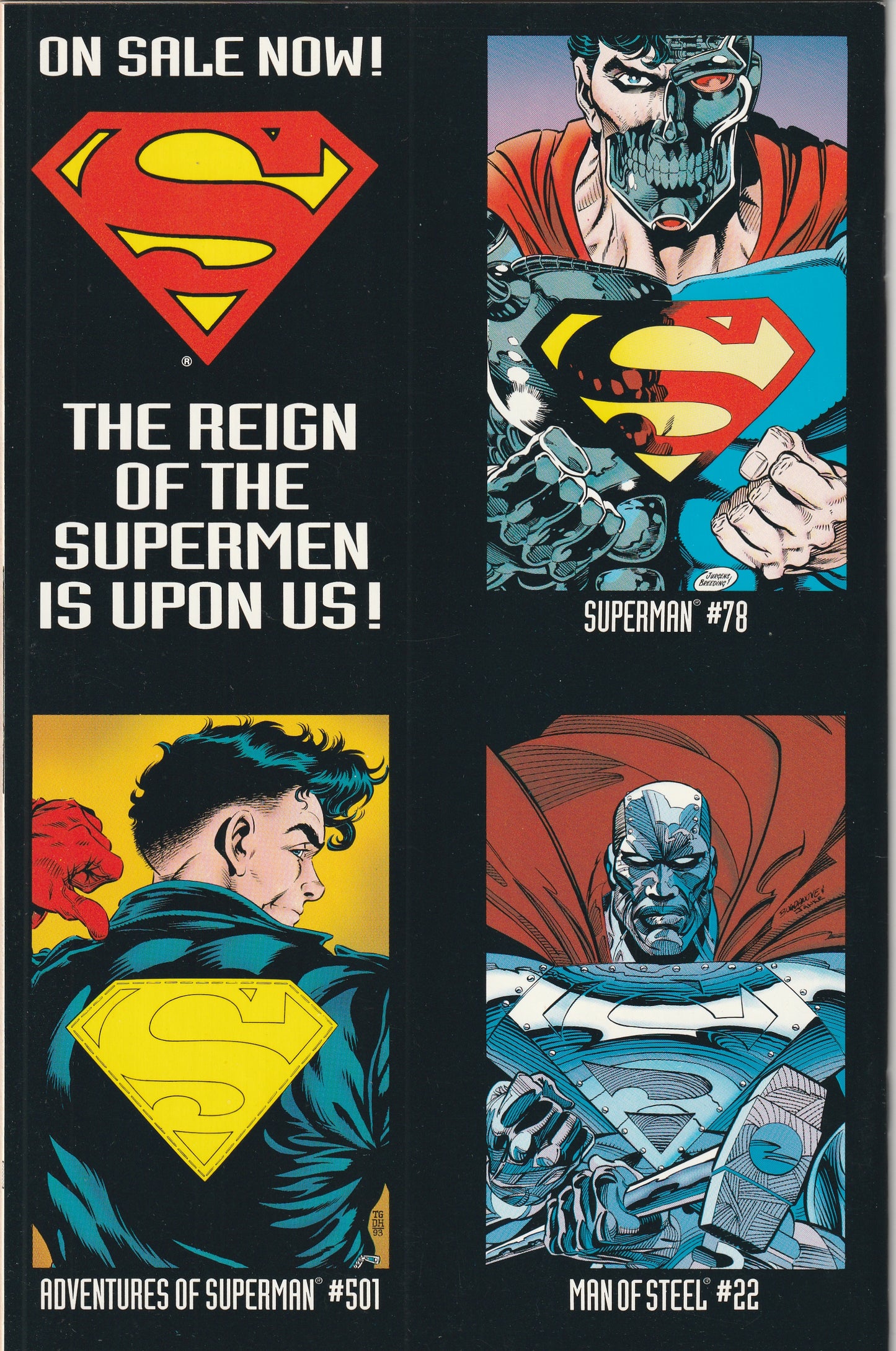 Action Comics #687 (1993) - Reign of the Supermen Deluxe Die-Cut Edition