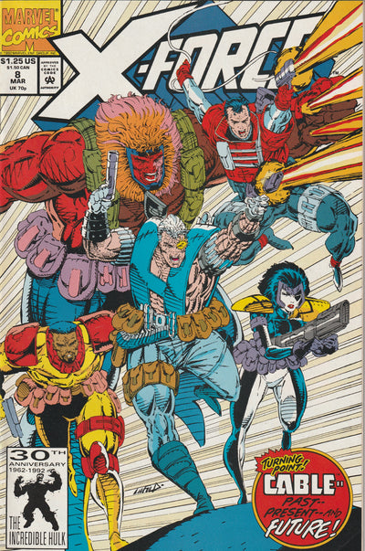 X-Force #8 (1992) - 1st Appearance of Domino, Origin of Cable