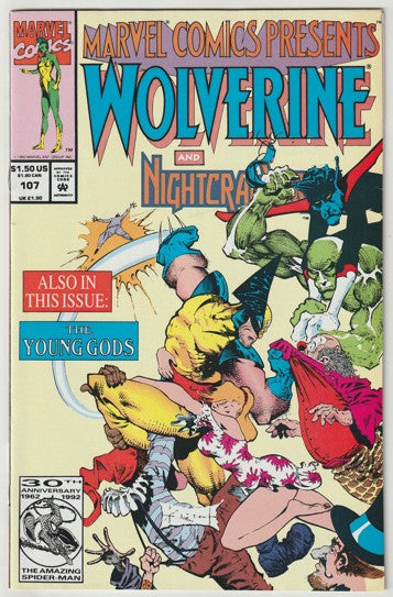 Marvel Comics Presents #107 (1992) - Wolverine, Nightcrawler, Ghost Rider, Werewolf by Night