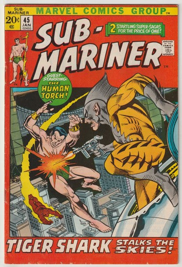 The Sub-Mariner #45 (1971)  - vs Human Torch