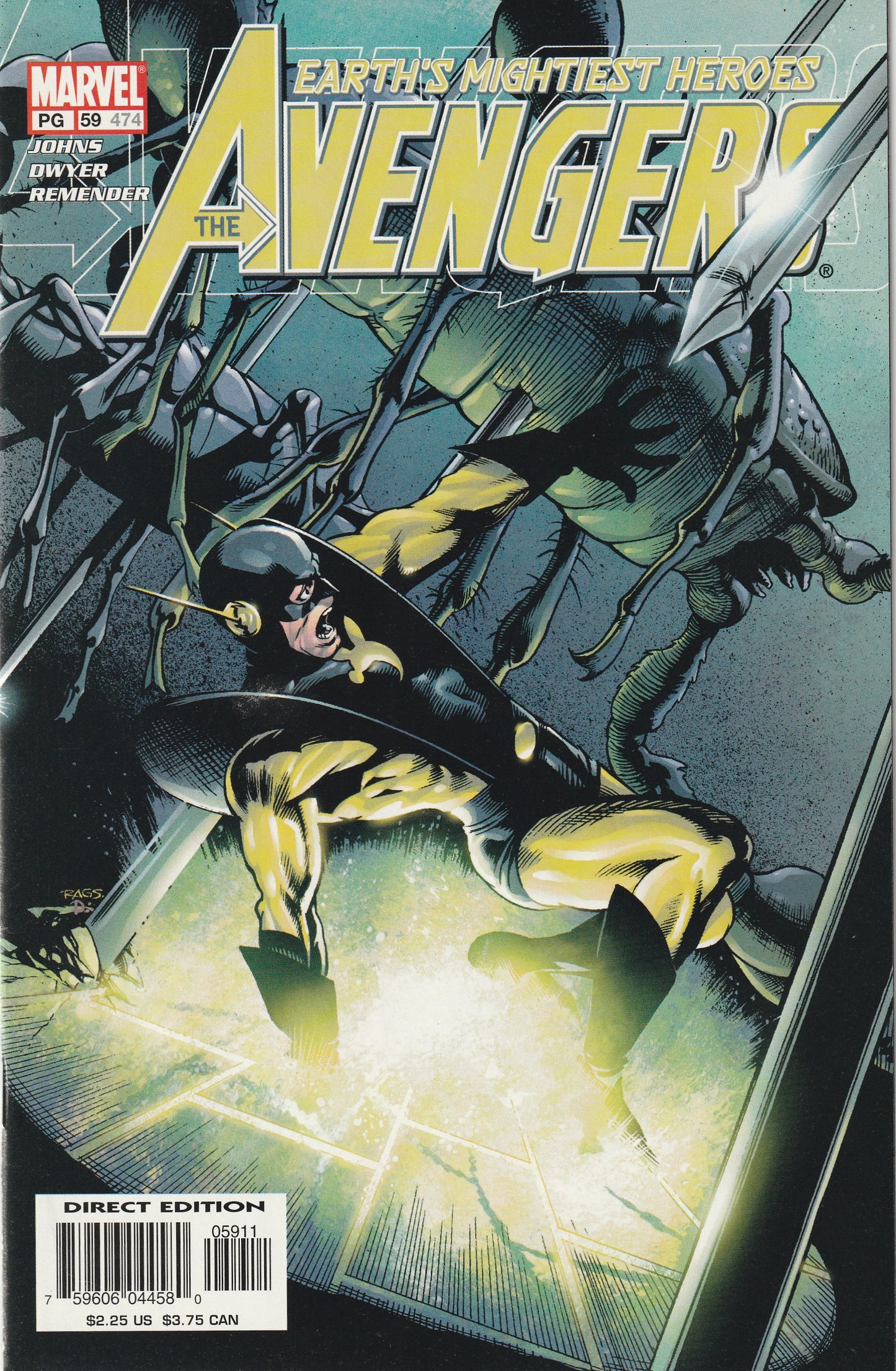 Avengers (Vol 3) #59/474 (2002) - Geoff Johns, Kieron Dwyer & Rick Remender