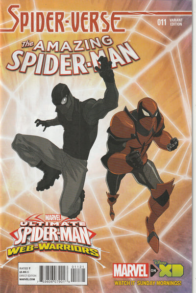 Amazing Spider-Man (Volume 3) #11 (2015) - Jeff Wamester Marvel Animation Spider-Verse Variant Cover, Raio 1:10