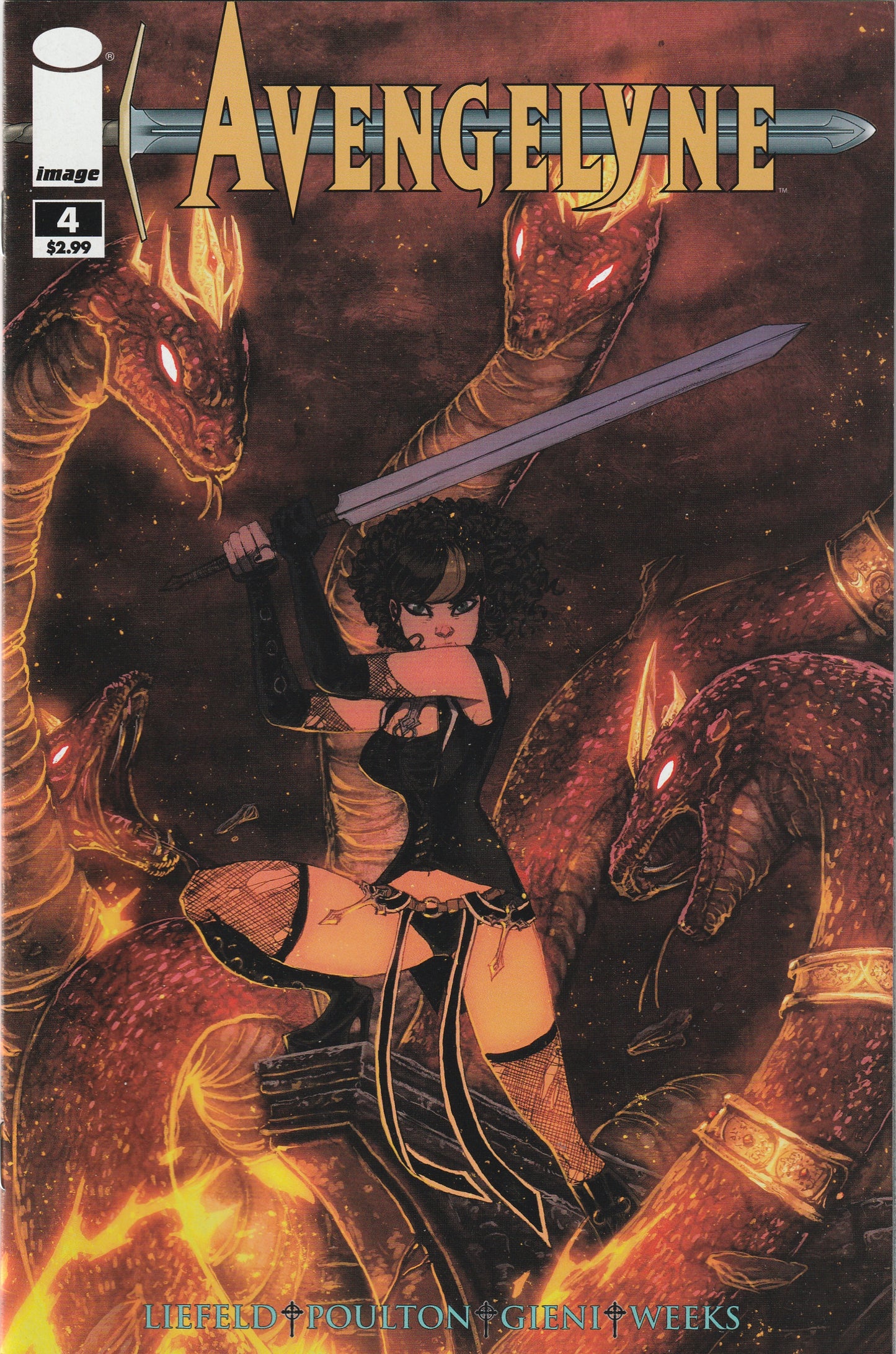 Avengelyne #4 (2011) - Cover B Owen Gieni