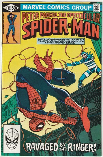 Peter Parker The Spectacular Spider-Man #58 (1981) - 1st Appearance of the Beetle in Battle Suit