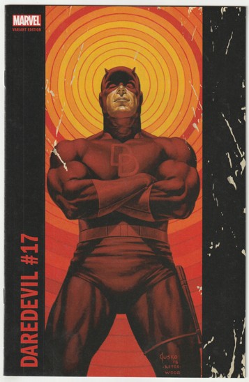 Daredevil #17 (Volume 5, 2017) - Joe Jusko Corner Box Variant Cover