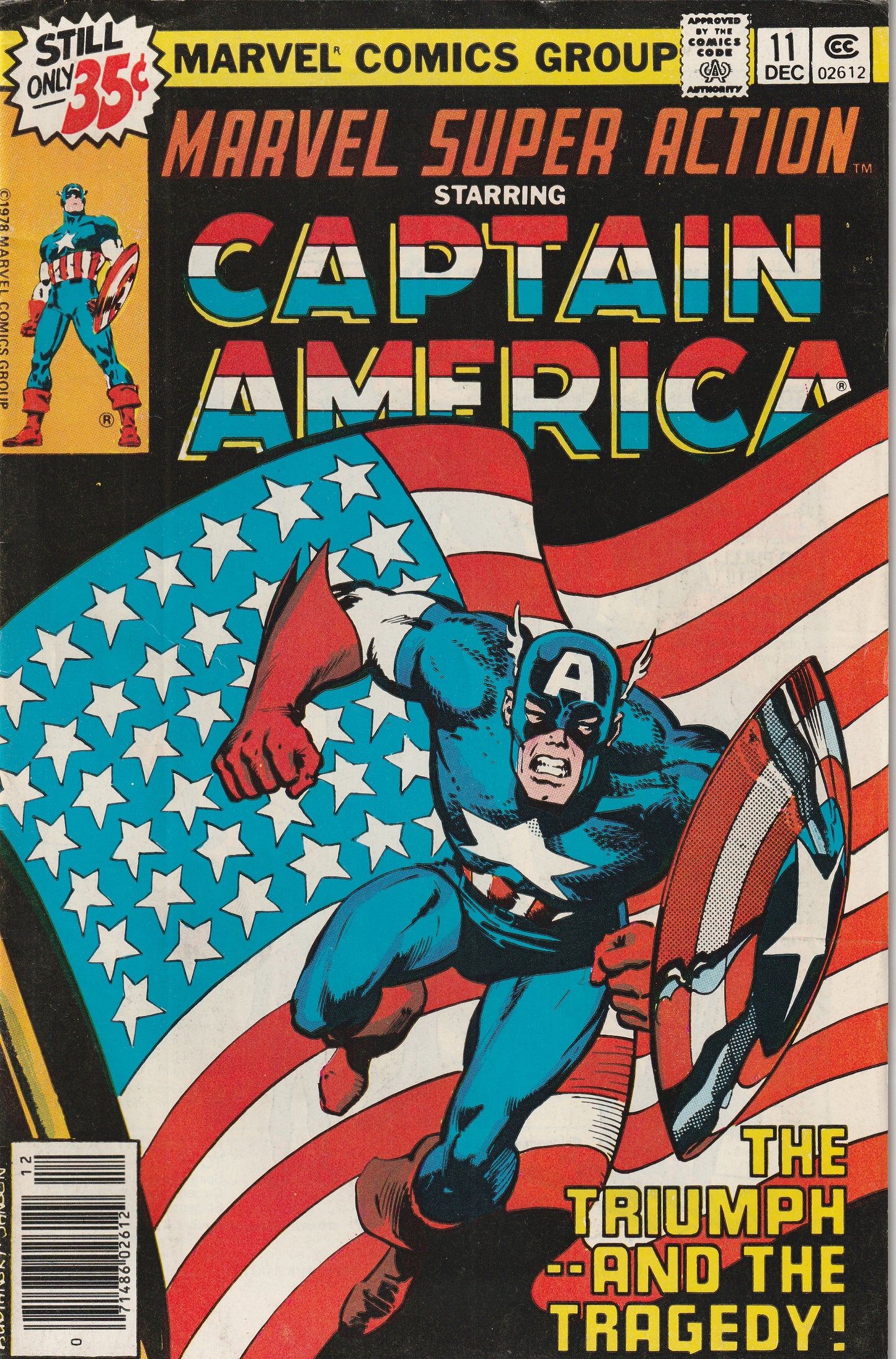 Marvel Super Action #11 (1978) Starring Captain America