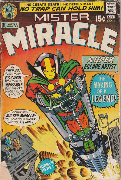 Mister Miracle #1 (1971) - 1st Appearance of Mister Miracle (Scott Free) and Oberon