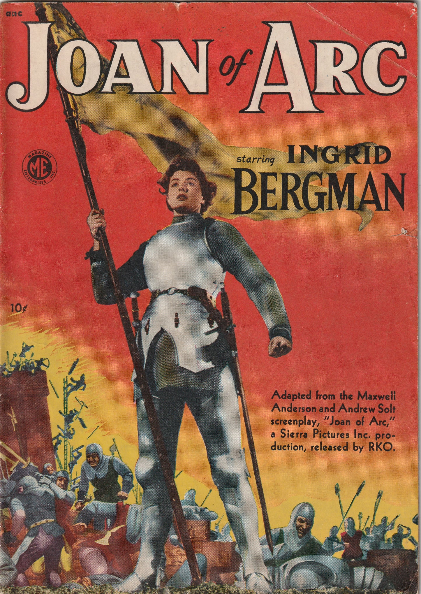 Joan of Arc / A-1 #21 (1949) - Movie adaptation, Ingrid Bergman photo cover