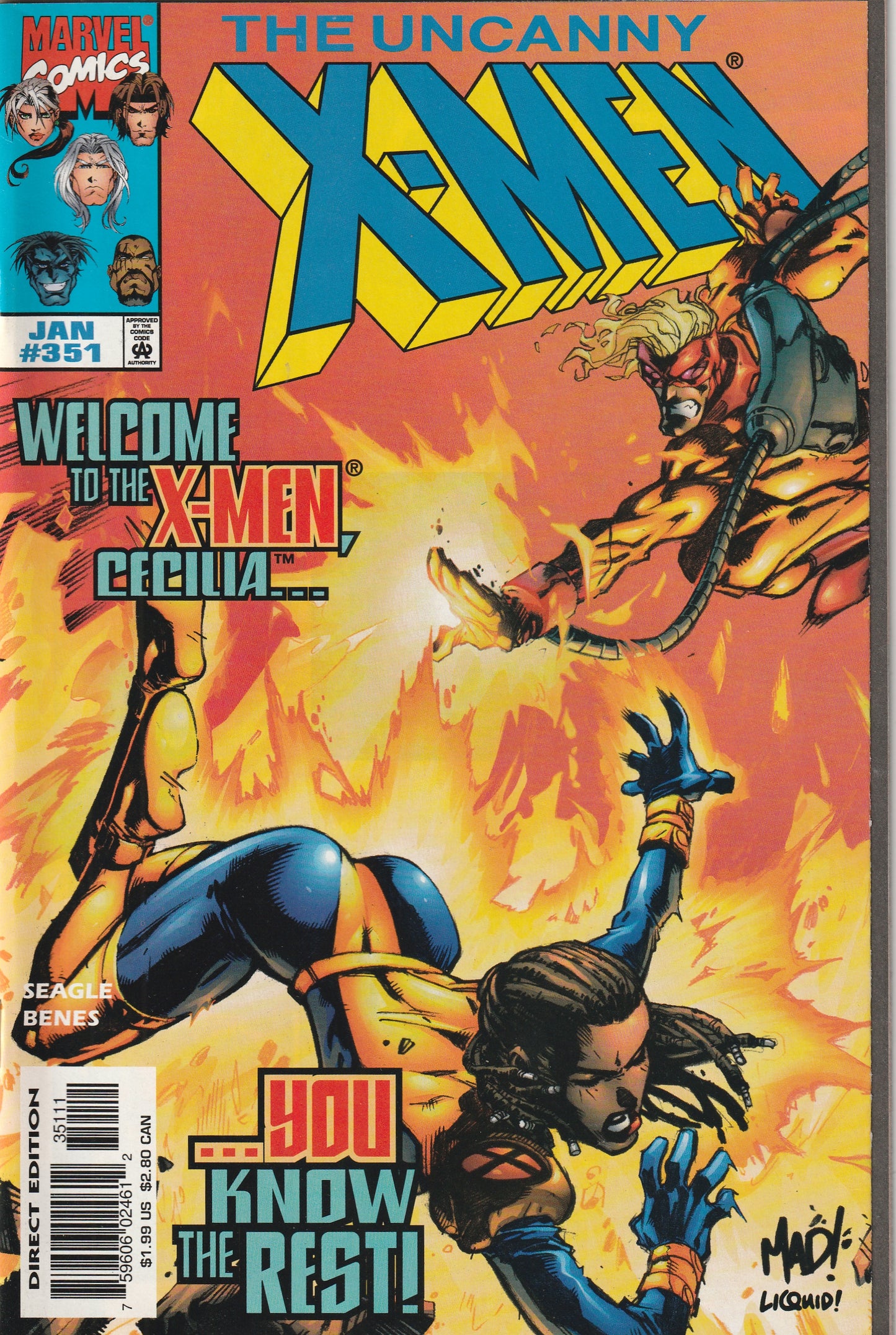 Uncanny X-Men #351 (1998)