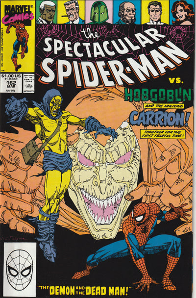 Spectacular Spider-Man #162 (1990) - Hobgoblin and Carrion