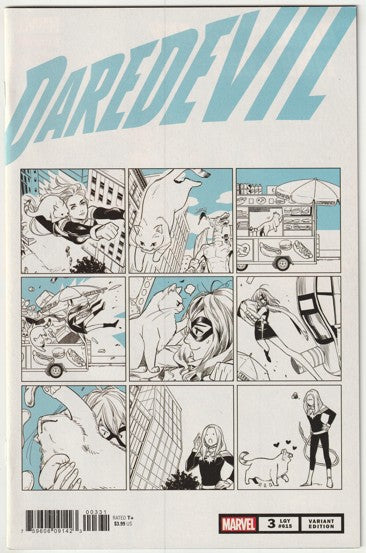 Daredevil #3 (LGY #615) (2019) - Nao Fuji Cat Variant Cover