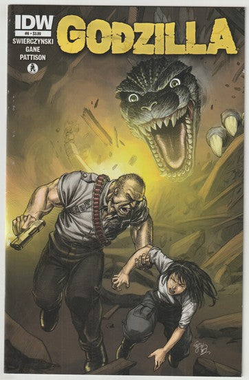 Godzilla #8 (2012) - Cover by E.I. Su