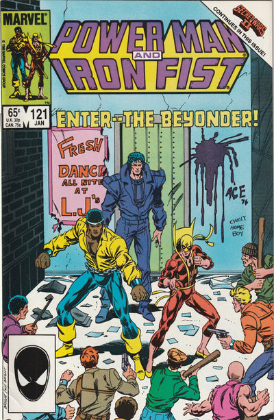 Power Man and Iron Fist #121 (1986) - Beyonder Appearance