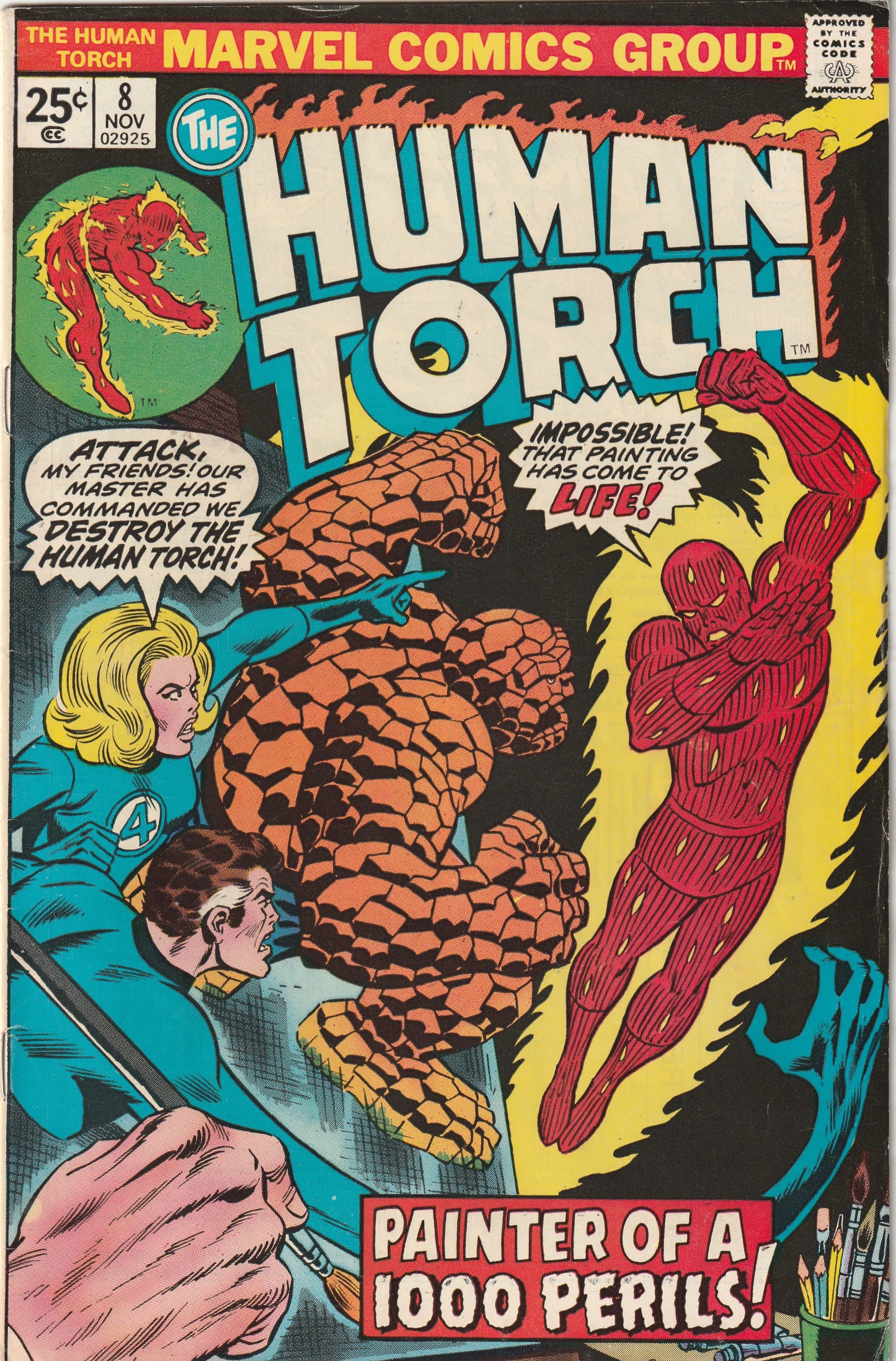 The Human Torch #8 (1975) - Stan Lee, Jack Kirby, Dick Ayers - Final issue of series.