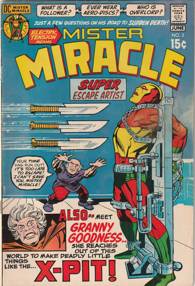 Mister Miracle #2 (1971) - 1st Appearance of Granny Goodness, 1st appearance (as a cameo) of Doctor Bedlam