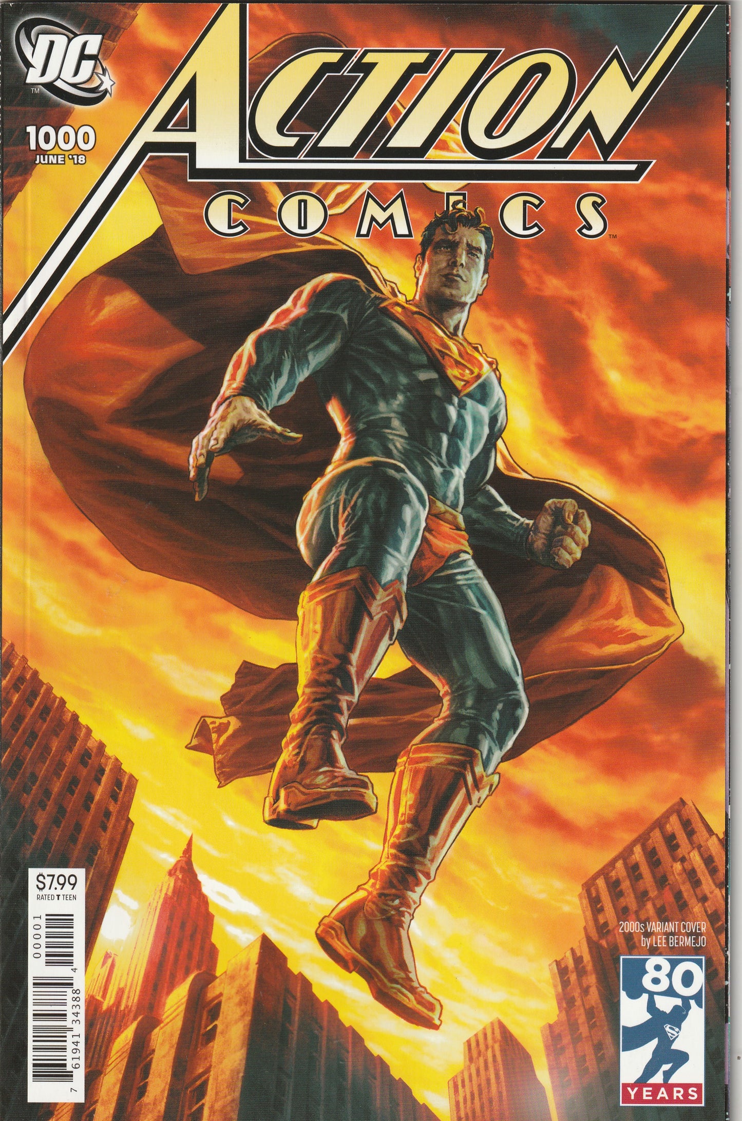 Action Comics #1000 (2018) - 1st Appearance of Rogal Zaar, Lee Bermejo 2000s Variant Cover