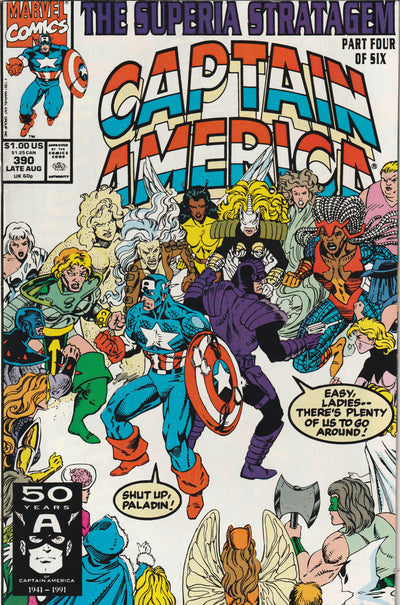 Captain America #390 (1991) - 1st appearance of Superia