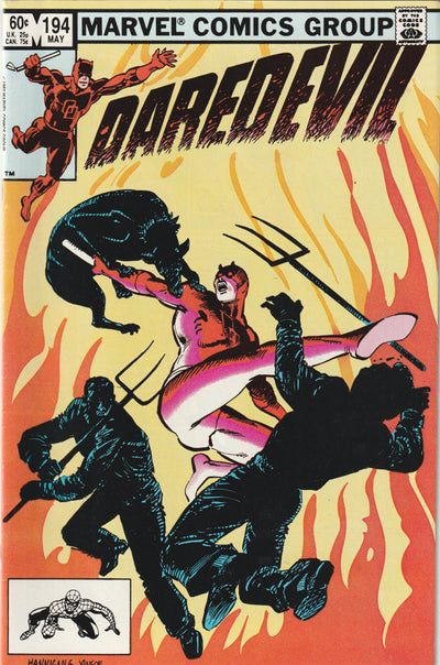 Daredevil #194 (1983) - 1st Appearance of Nahum Jenk, Kingpin Appearance