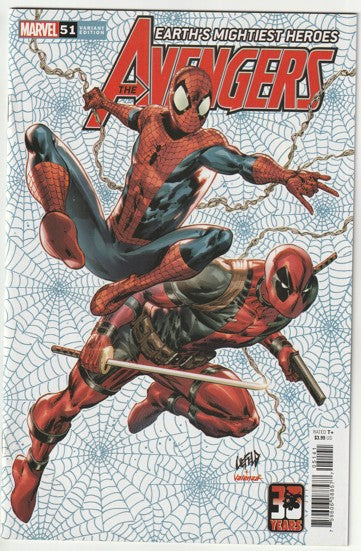 Avengers #51 (LGY #751) (2022) - Rob Liefeld Deadpool 30th Anniversary Variant