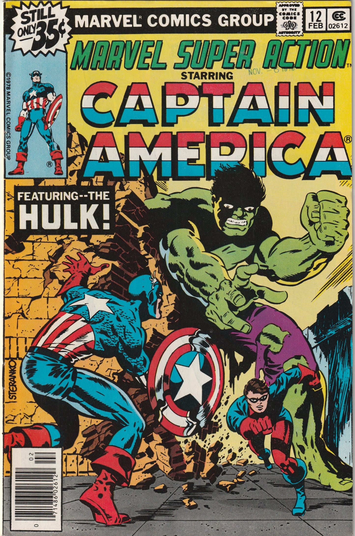 Marvel Super Action #12 (1978) Starring Captain America