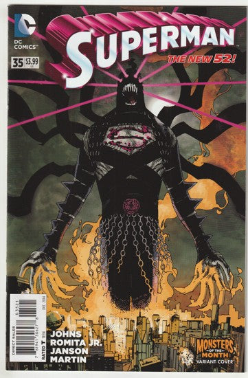 Superman #35 (2014) - The New 52 - Monsters of the Month Variant Cover