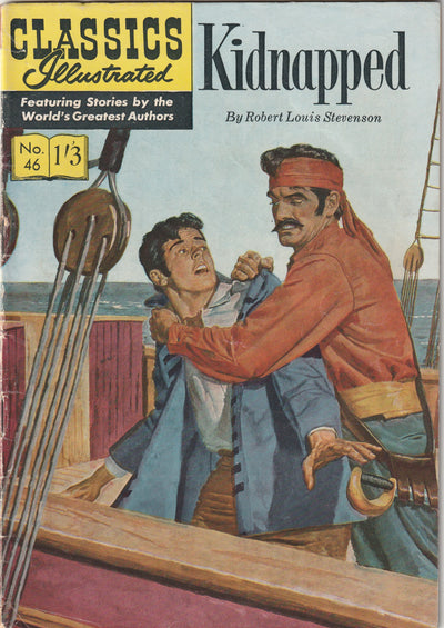 Classics Illustrated #46 - Kidnapped - British edition