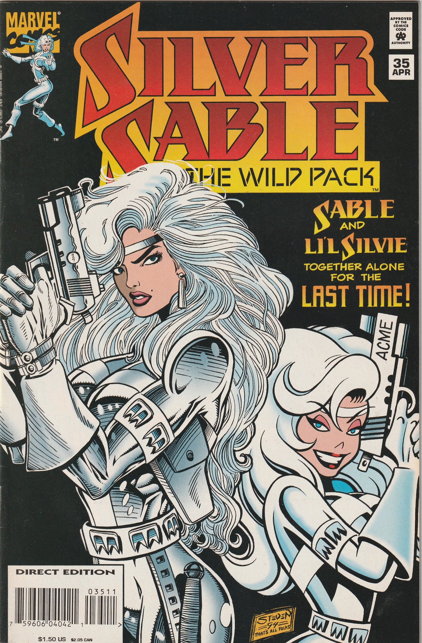 Silver Sable & The Wild Pack #35 (1995) - Final issue of series