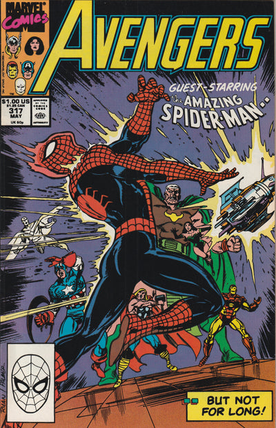 Avengers #317 (1990) - Spider-Man Appearance, 1st and only Appearance of Blockade