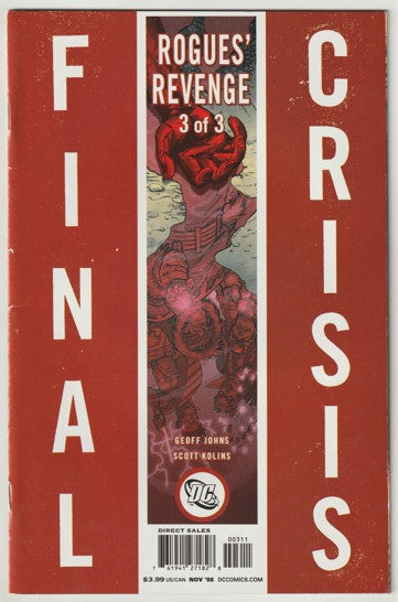 Final Crisis: Rogues' Revenge (2008) - Complete 3 issue mini-series - Geoff Johns