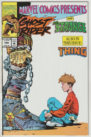 Marvel Comics Presents #105 (1992) - Wolverine, Nightcrawler, Ghost Rider, Dr. Strange