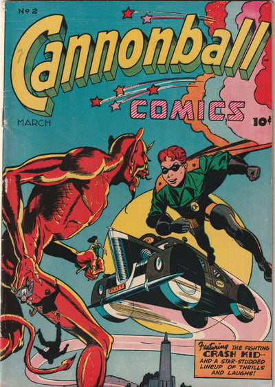 Cannonball Comics #2 (1945) - Devil cover
