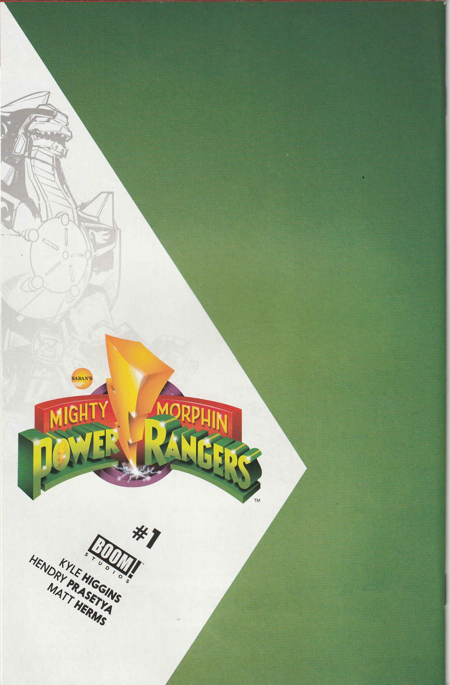 Mighty Morphin Power Rangers #1 (2016) - Variant Launch Party Cover (Retailer)