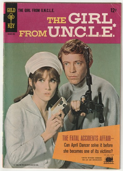 The Girl from U.N.C.L.E. #1 (1966) - Stephanie Powers Photo cover