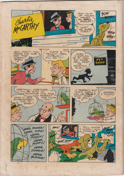 Charlie McCarthy #8 (1952) - Saves the Circus