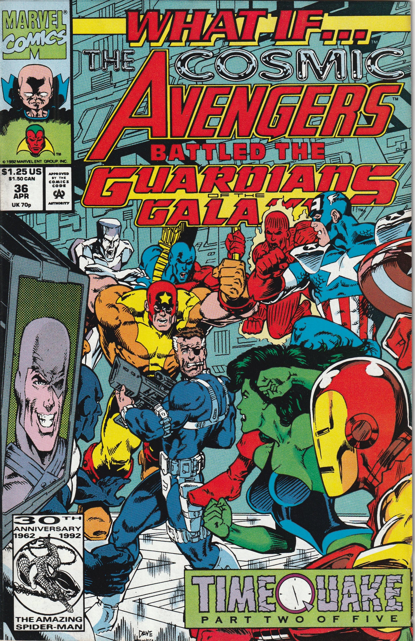 What If? #36 (Vol 2 - 1992) - The Cosmic Avengers Battled The Guardians Of the Galaxy