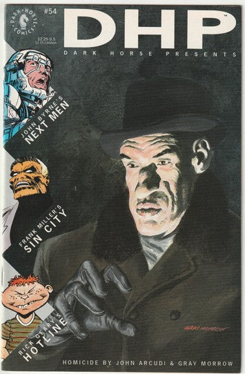 Dark Horse Presents #54 (1991) - Sin City Marv, Frank Miller, 1st team appearance of the Next Men